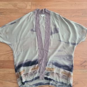 Wilfred watercolor kimono style shirt